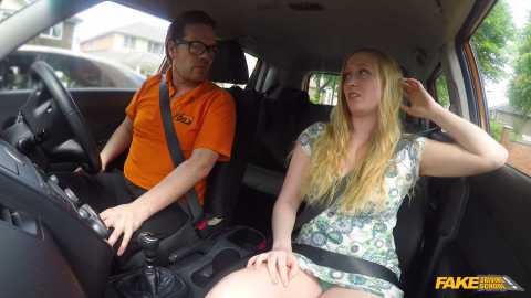 FakeDrivingSchool - Satine Spark - Ex Learners Arse Spanked Red Raw