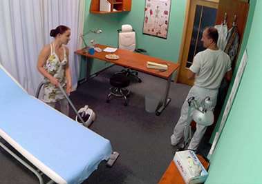 FakeHospital E106 - Wendy - Gorgeous Cleaning Ladi Is Unable To Resist A Man In Uniform