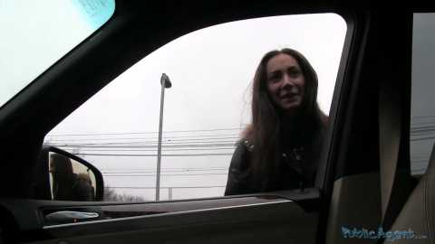 PublicAgent E261 - Aruna aka Aruna Aghoram - Stranded Russian Babe Fucks in Car