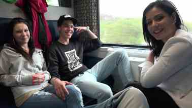 Czech Couples 26 - Teenagers fuck on train