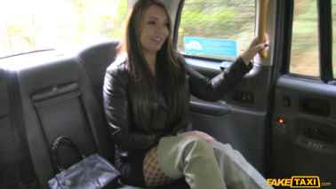FakeTaxi - Crystal Coxxx - Knee High Boots in Fishnet Lingerie