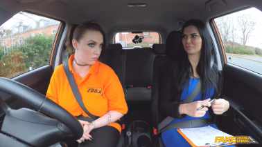Fake Driving School - Harmony Reigns And Jasmine Jae - Busty Ex-con Eats Examiners Pussy