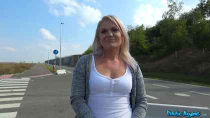 Angella Luxxx in Sexy Blondes Public Car Bonnet Fuck video from Public Agent