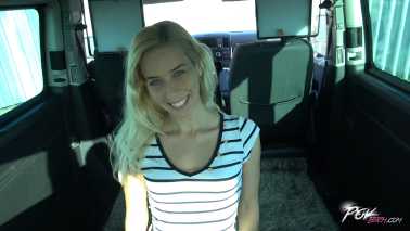 POV Bitch - Nesty - Perfect Blonde Gets Cumloaded In The Car